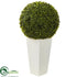 Silk Plants Direct Boxwood Topiary Ball Artificial Plant - Pack of 1