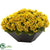 Silk Plants Direct Geranium - Yellow - Pack of 1