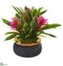 Silk Plants Direct Bromeliad Artificial Plant - Purple - Pack of 1