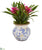 Silk Plants Direct Bromeliad Artificial Plant - Purple - Pack of 1