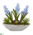 Silk Plants Direct Hyacinth and Succulent Artificial Plant - Pack of 1