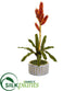 Silk Plants Direct Tropical Bromeliad Artificial Plant - Pack of 1