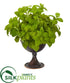 Silk Plants Direct Basil Artificial Plant - Green - Pack of 1