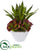Silk Plants Direct Sansevieria and Succulent Artificial Plant - Pack of 1