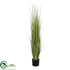 Silk Plants Direct Outdoor Meadow Grass - Green - Pack of 2