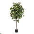 Silk Plants Direct Outdoor Peach Tree - Green - Pack of 2