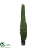 Silk Plants Direct Outdoor Cypress Tree - Green - Pack of 2