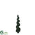Outdoor Cypress Spiral Topiary Tree - Green - Pack of 2