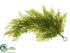 Silk Plants Direct Fern Door Swag - Green - Pack of 2