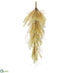 Silk Plants Direct Rattail Grass Door Swag - Beige Cream - Pack of 2
