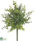 Silk Plants Direct Boxwood Bush - Green Burgundy - Pack of 24