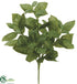 Silk Plants Direct Basil Leaf Bush - Green - Pack of 12