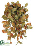 Silk Plants Direct Beech Leaf Hanging Bush - Brown Green - Pack of 6