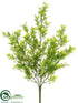 Silk Plants Direct Cedar Bush - Green Frosted - Pack of 12