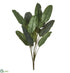 Silk Plants Direct Calathea Plant Bush - Green - Pack of 6