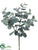 Eucalyptus Bush - Green Gray - Pack of 12