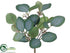 Silk Plants Direct Eucalyptus Bush - Green Gray - Pack of 12