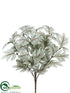 Silk Plants Direct Fig Leaf Bush - Teal Light - Pack of 12