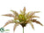 Leather Fern Bush - Green Brown - Pack of 12