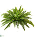 Silk Plants Direct Boston Fern Bush - Green - Pack of 6