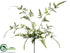 Silk Plants Direct Lace Fern Plant Bush - Green - Pack of 12