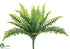 Silk Plants Direct Boston Fern Bush - Green Two Tone - Pack of 12