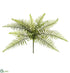 Silk Plants Direct Sword Fern Bush - Green - Pack of 6