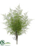 Silk Plants Direct Lace Fern Bush - Green - Pack of 6