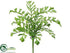 Silk Plants Direct Miller Fern Bush - Green - Pack of 12