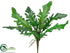 Silk Plants Direct Ruffle Fern Bush - Green - Pack of 24