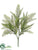 Fern Bush - Green - Pack of 24