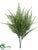 Silk Plants Direct Fern Bush - Green - Pack of 24