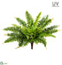 Silk Plants Direct UV Protected Boston Fern Bush - Green - Pack of 12