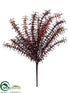 Silk Plants Direct Asparagus Fern Bush - Brick Rust - Pack of 12