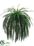 Silk Plants Direct Large Fishtail Fern Bush - Green - Pack of 1