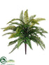 Silk Plants Direct Boston Fern Bush - Green - Pack of 12