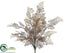 Silk Plants Direct Maidenhair Fern Bush - Beige Brown - Pack of 6