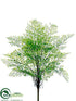 Silk Plants Direct Maidenhair Fern Bush - Green - Pack of 6