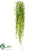 Silk Plants Direct Bamboo Grass Bush - Green - Pack of 12