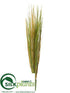 Silk Plants Direct Fire Retardant Grass Bush - Green Rust - Pack of 24