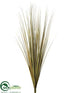 Silk Plants Direct Onion Grass Bush - Green Gray - Pack of 6