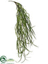 Silk Plants Direct Sea Grass Hanging Bush - Green - Pack of 12