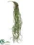 Silk Plants Direct Sea Grass Hanging Bush - Green - Pack of 6