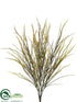 Silk Plants Direct Wild Willow Grass Bush - Green Mustard - Pack of 12