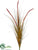 Foxtail Grass Bush - Rust Orange - Pack of 12