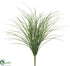 Silk Plants Direct Grass Bush - Green White - Pack of 24
