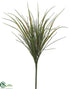 Silk Plants Direct Grass Bush - Green Burgundy - Pack of 24