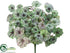 Silk Plants Direct Grape Leaf Bush - Green Mauve - Pack of 6