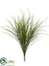 Silk Plants Direct Ridge Grass Bush - Green - Pack of 12