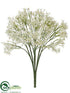 Silk Plants Direct Flower Bush - White - Pack of 12
